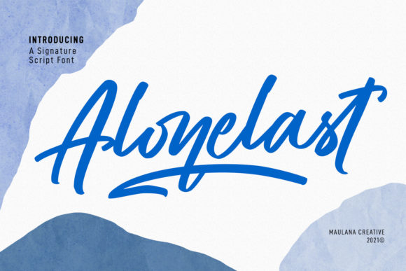 Alonelast: Elegant Script Font for Business Branding