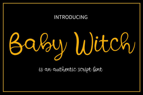 Baby Witch Font for Web Design