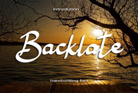 Backlate: A Stylish Font for Creative Projects