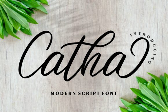 Catha: Modern Script Font