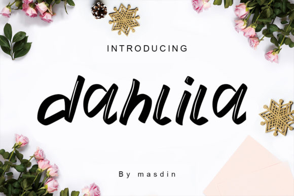 Dahlila Font for Creative Projects