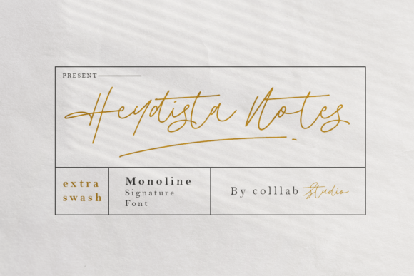 Heydista Notes Font for Creative Projects