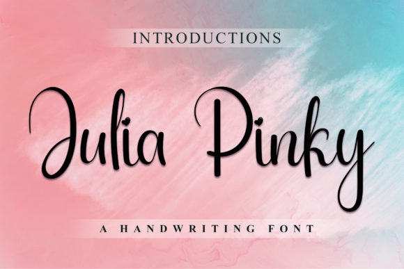 Julia Pinky Font for Elegant Design