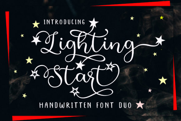 Lighting Start Font for Elegant Branding