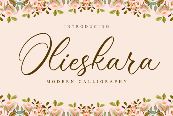 Olieskara: Elegant Script Font for Digital Design