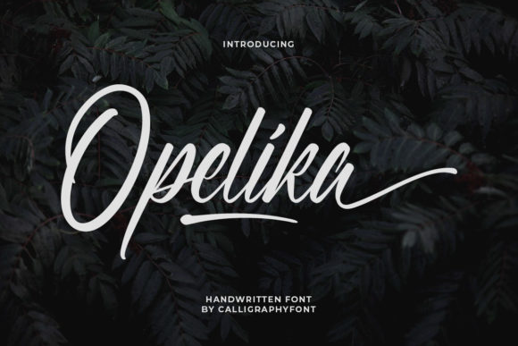 Opelika Font for Creative Publishing