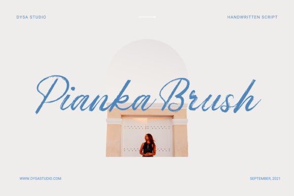 Pianka Brush Font for Web Design