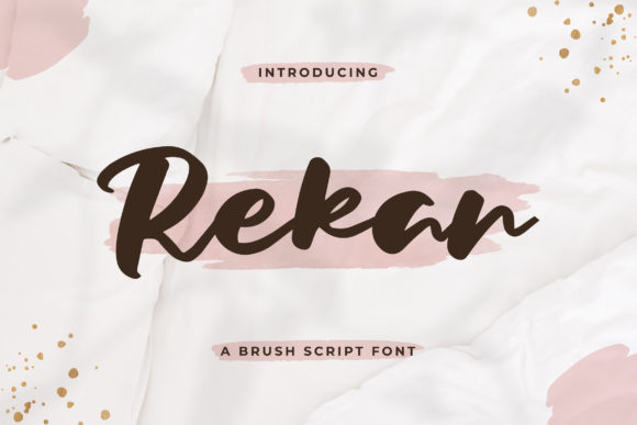 Rekan: A Magical Script Font for Designers