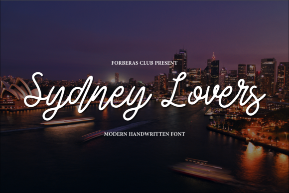 Sydney Lover Font for Creative Makers