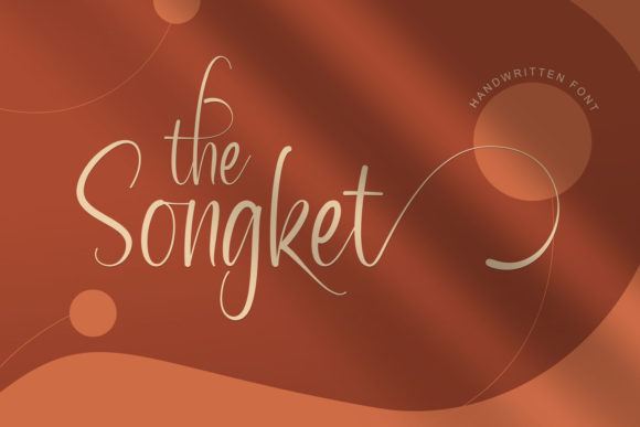 The Songket Font for Elegant Web Design