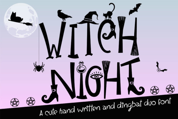 Witch Night Font for Halloween Branding